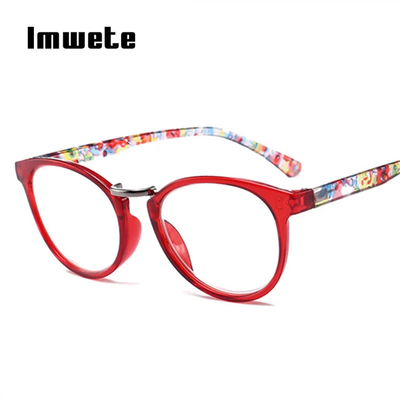 Imwete очки для чтения с принтом на ножках, прямоугольные модные очки для дальнозоркости, оправа 1,5 2,0 2,5 3,0 3,5 4,0