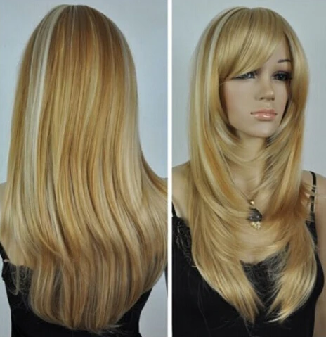 ZCD 1209+++New Wig Mix Blonde Streaked |
