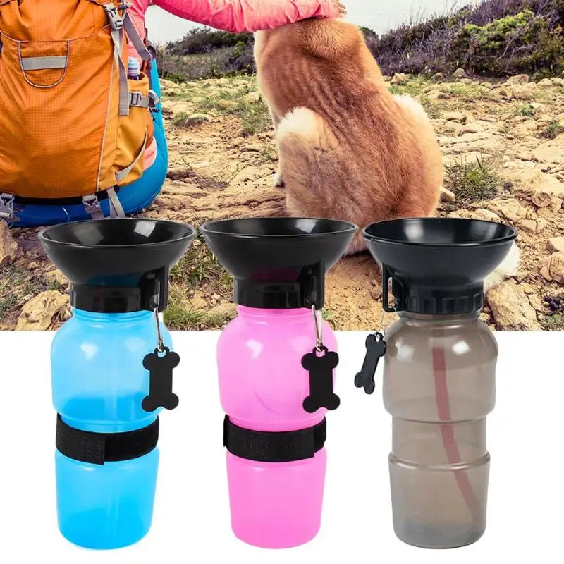 500mL Dog Drinking Water Bottle Pet Puppy Cat Sport Portable Travel Outdoor Feed Bowl Drinking Water Mug Cup Dispenser Dropship