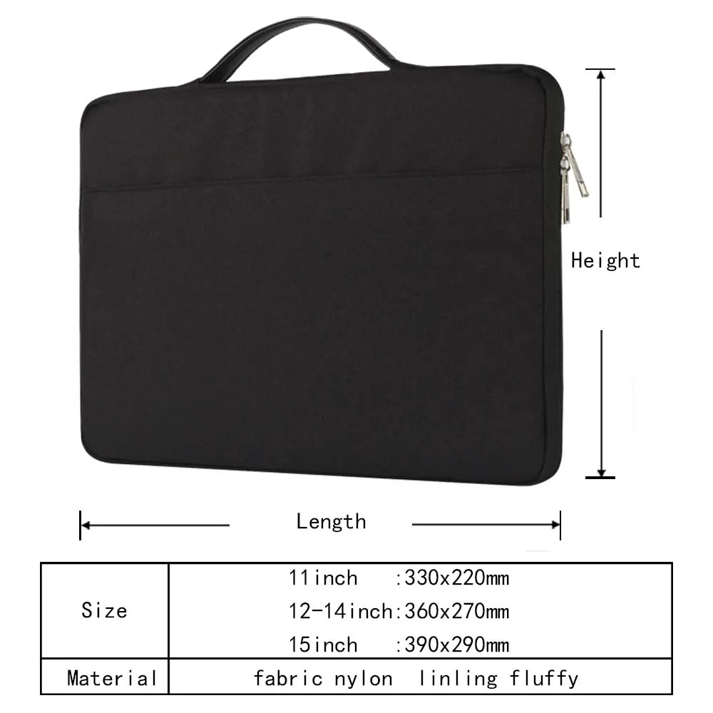 KK&LL For Apple Macbook Air / Pro / Retina / New Air 11 12 13 15- Laptop Notebook Carrying Protective Sleeve Case Bag