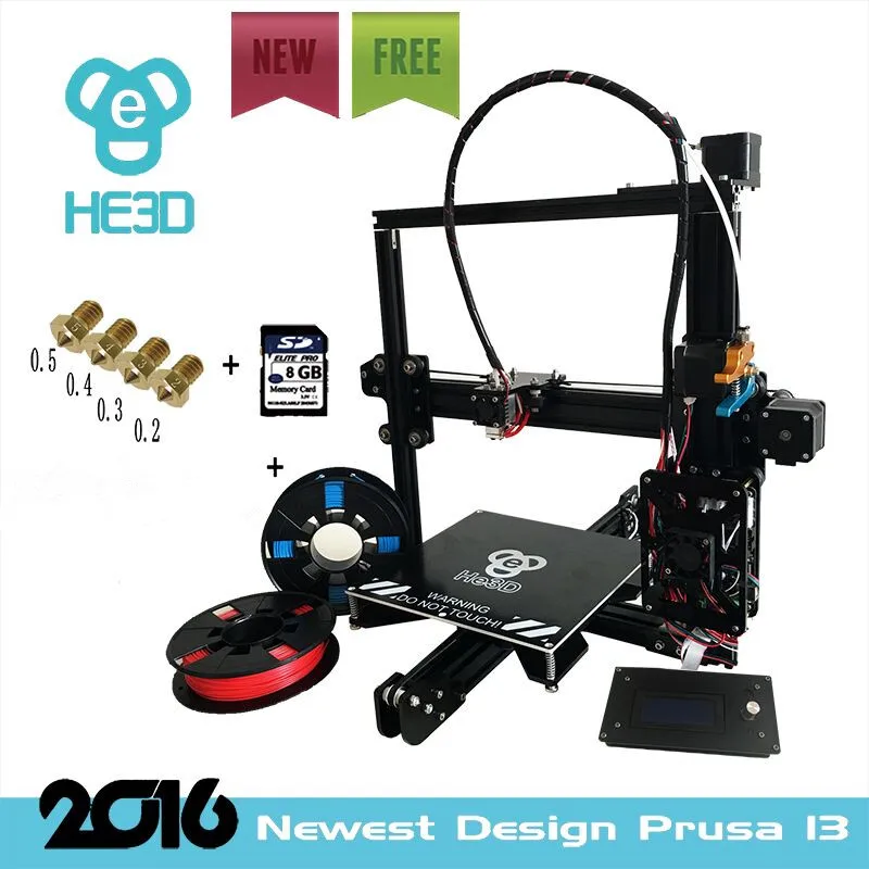 2016 Newest HE3D I3 Aluminium Extrusion 3D Printer kit printer 3d