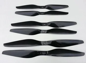 

T-Motor reverse full carbon fiber paddle Carbon pros to balance three holes