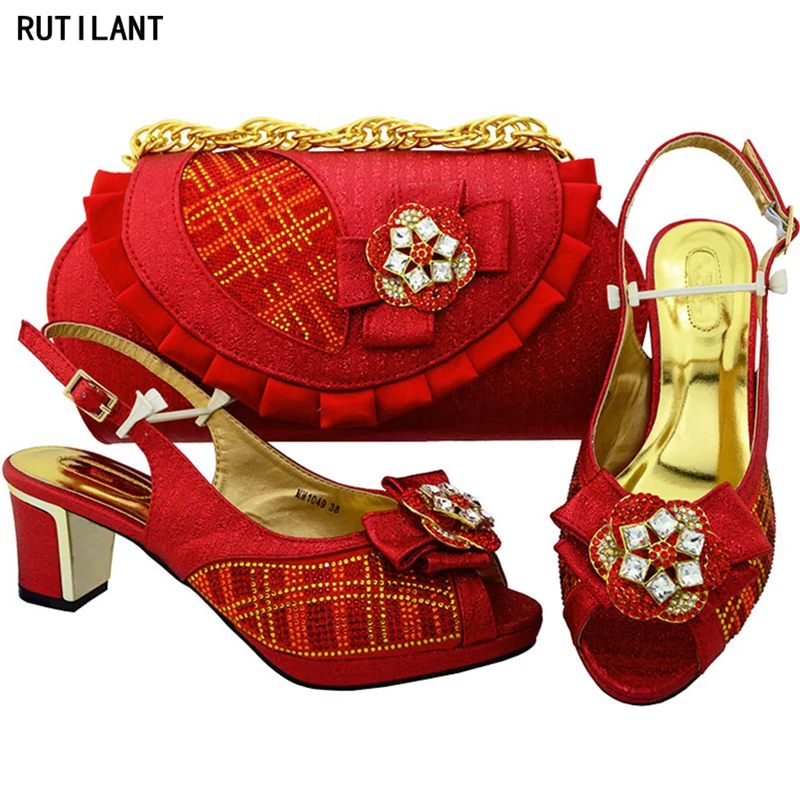 High Heels Latest African Matching Shoes and Bags Italian In Women Shoe ...