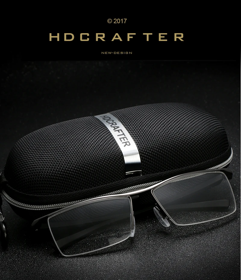 HDCRAFTER titanium eyewear tr90 близорукость очки кадр мужчины очки для чтения комфортное препятствующую скольжению очки кадр для мужчин