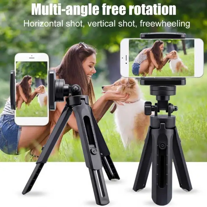 Mobile Phone Clip Tripod Live Clip Video Horizontal Vertical Self-Timer Fixed Stem Universal Support NK-Shopping