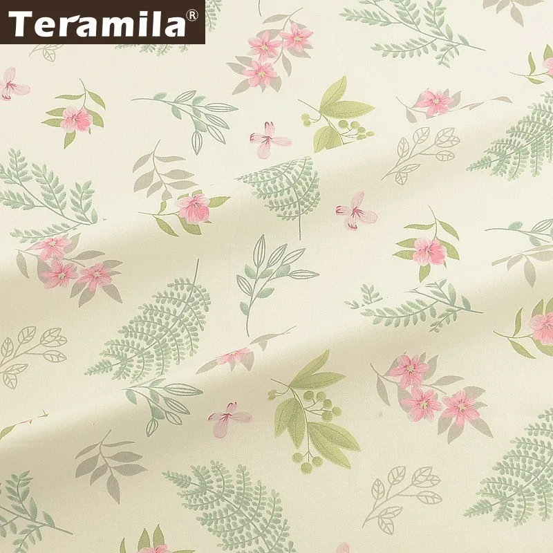 Teramila хлопок ткань метр животное цветочный мультфильм дизайн Telas Por Metro 50x160 см Ткань DIY Tissu швейное платье одеяла детские - Цвет: 50x160cm