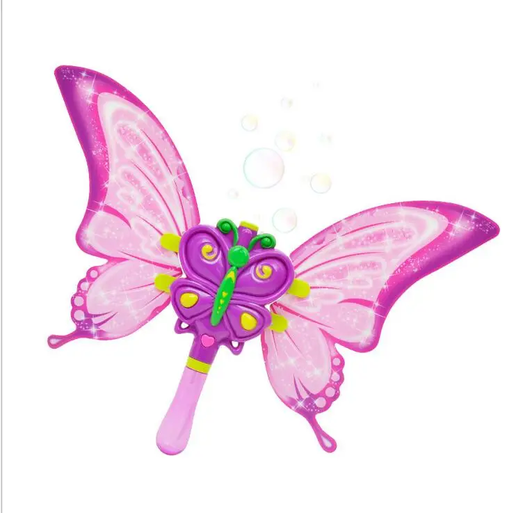 Butterfly shape Electronic Automatic Bubble Maker Machine Toy Beach