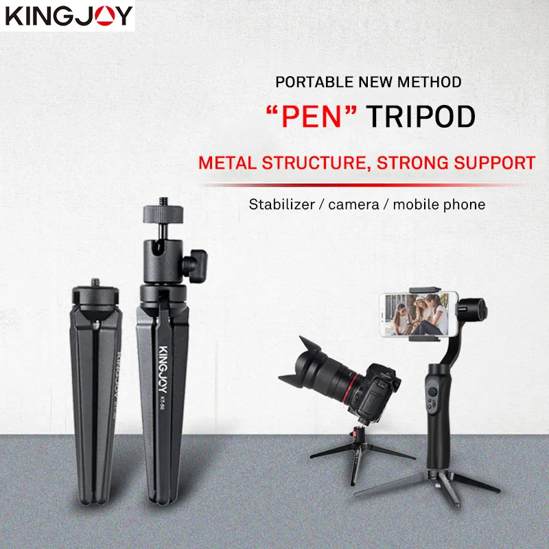 Kinjoy KT-30/50 мини-штатив для вашего телефона Para Movil Gorillapod Алюминий гибкие Камара Tripode стенд мобильный рубец профессиональный