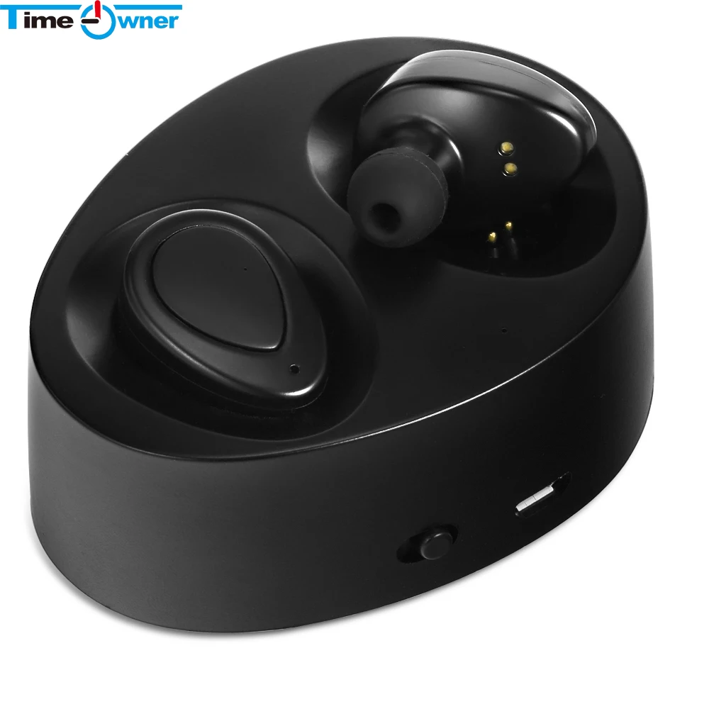 

Time Owner K2 TWS Bluetooth Earphone Earbuds Wireless Stereo Music Headsfree With Microphone Charge Socket Wireless Share Music
