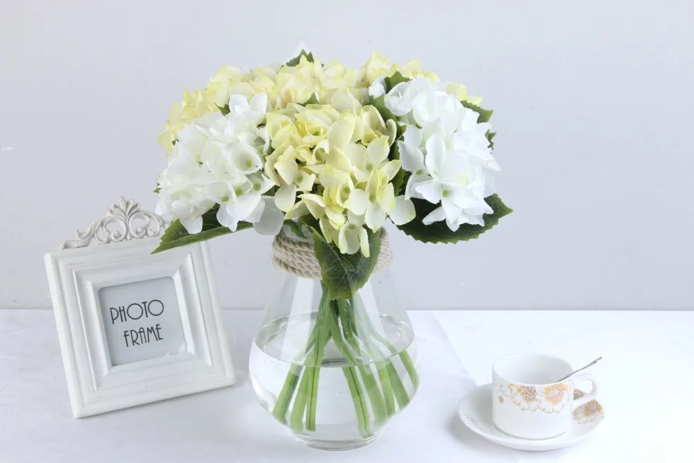 Multicolor Optional Imitation Hydrangea High Quality Artificial Flower DIY Christmas Wedding Home Garden Decoration JH47 (5)