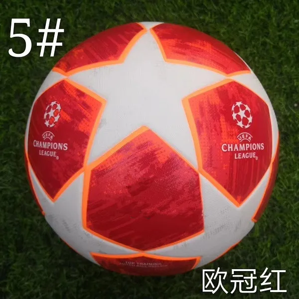 

2019 the latest futbol genuine football match wear - resistant pu size 5 soccer adult football ball futebol voetbal
