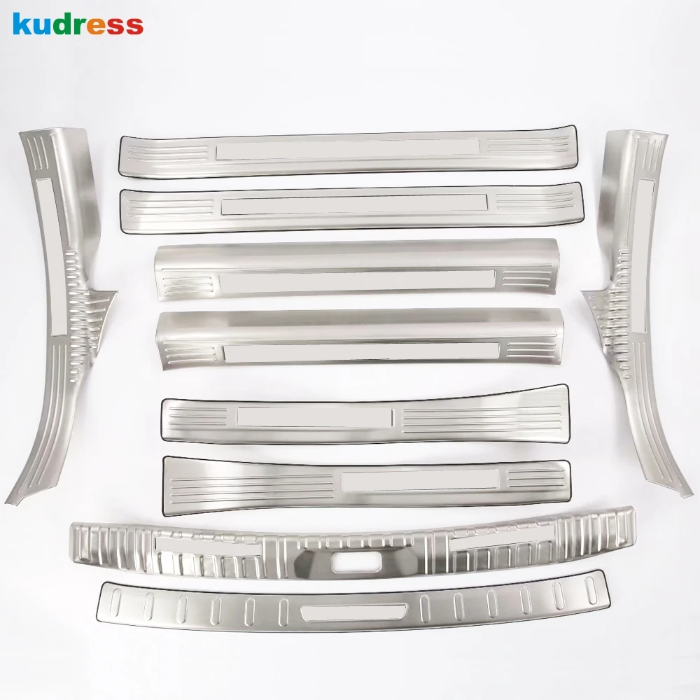 

For Nissan Altima 2019 2020 Car Styling Interior Exterior Trunk Rear Door Sill Bumper Door sill scuff Plate Protector Cover Trim