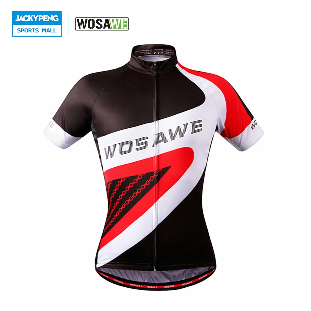 WOSAWE New Men's Pro Cycling Jersey Short Sleeve Breathable Bicycle