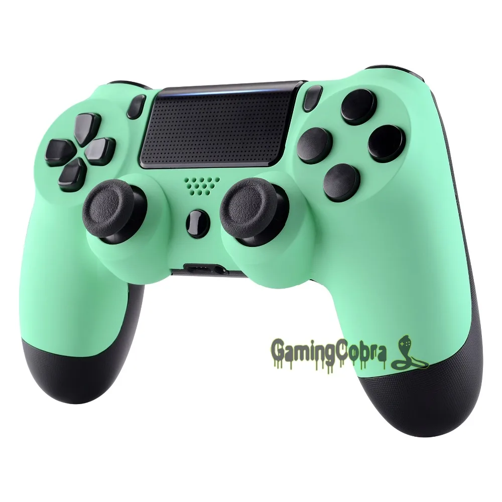Мятно-зеленого цвета, Soft Touch задняя крышка верхней крышкой Корпус оболочка для PS4 Pro PS4 тонкий игровой контроллер JDM-040 JDM-050 JDM-055# SP4FX18