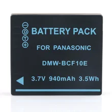 Lanfulang Li-Ion Перезаряжаемые DMW-BCF10 Батарея для цифрового фотоаппарата Panasonic Lumix DMC-FS11 DMC-FX60 DMC-FS25 DMC-FT20 DMC-FS42 DMC-FS4