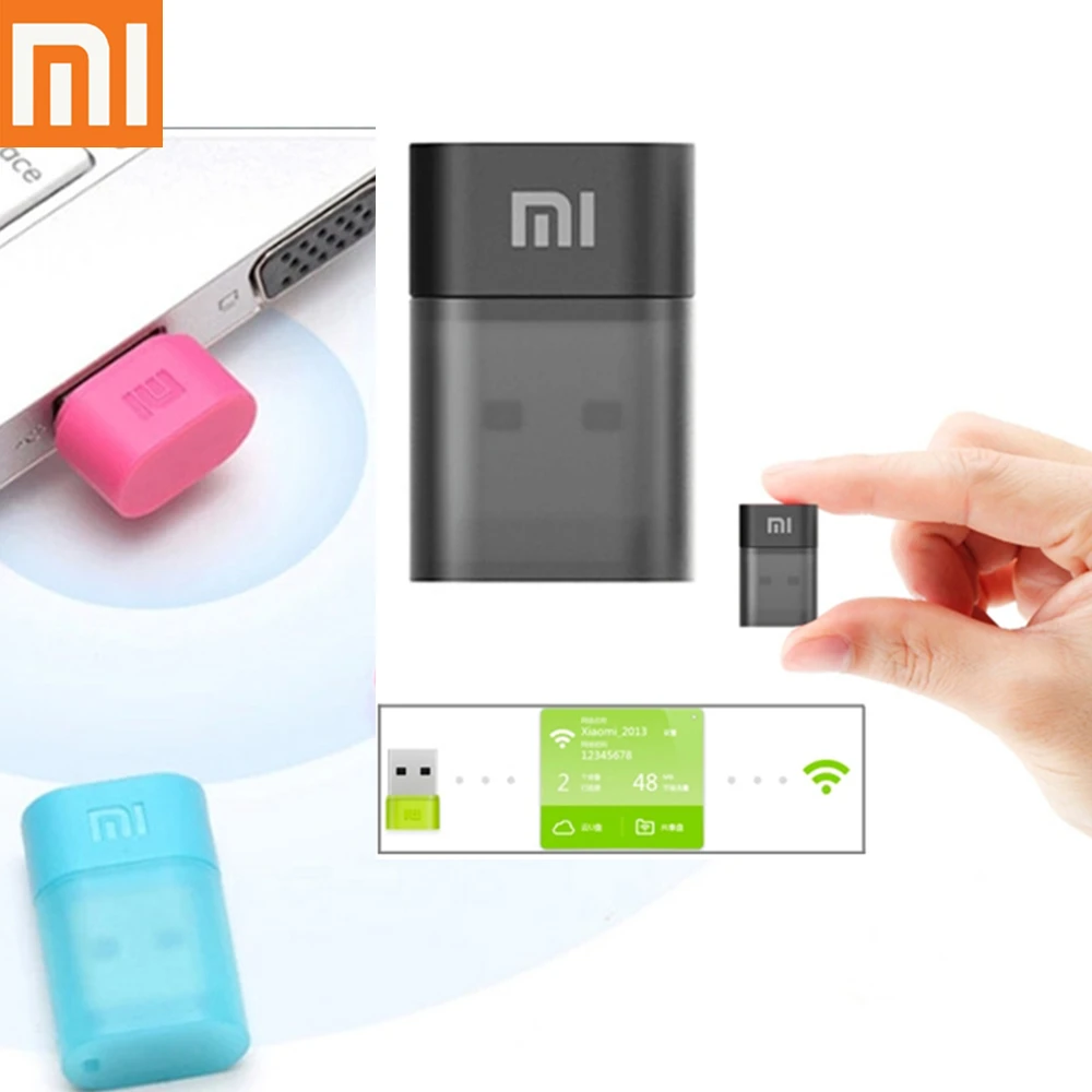 Original Xiaomi Portable USB Powered Mini Wireless WiFi Adapter Router ...