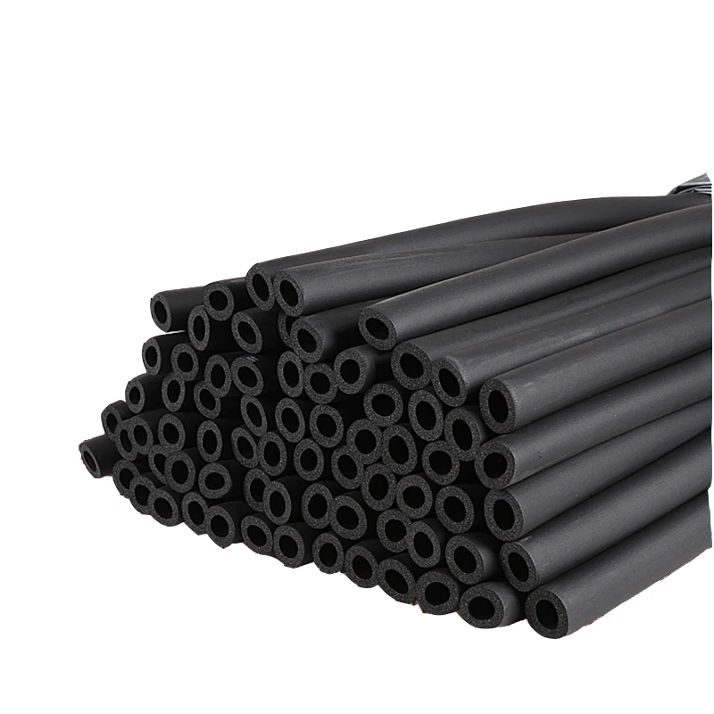 

20mm-110mm Inner Diameter & 20mm Thickness Black Air Conditioner Foam Pipe Thermal Insulation Cover Multi Size Select