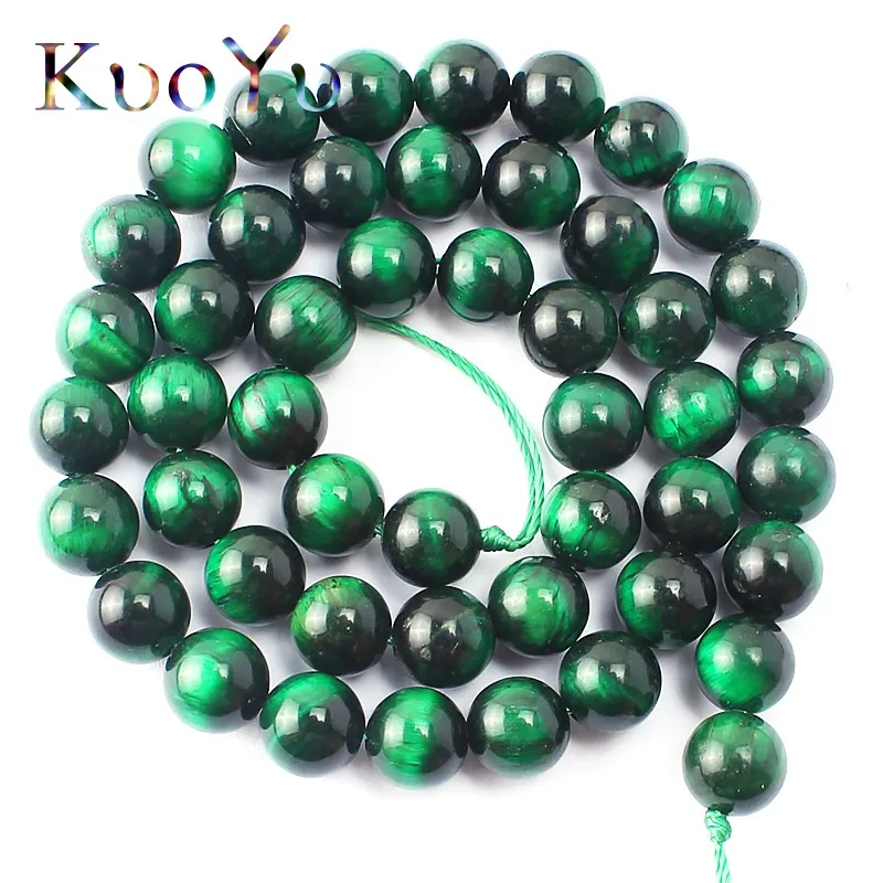

A++ Green Tiger Eye Natural Stone Beads Round Beads For Jewelry Making 15"Pick Size 4mm 6mm 8mm 10mm 12mm DIY Bracelet wholesale