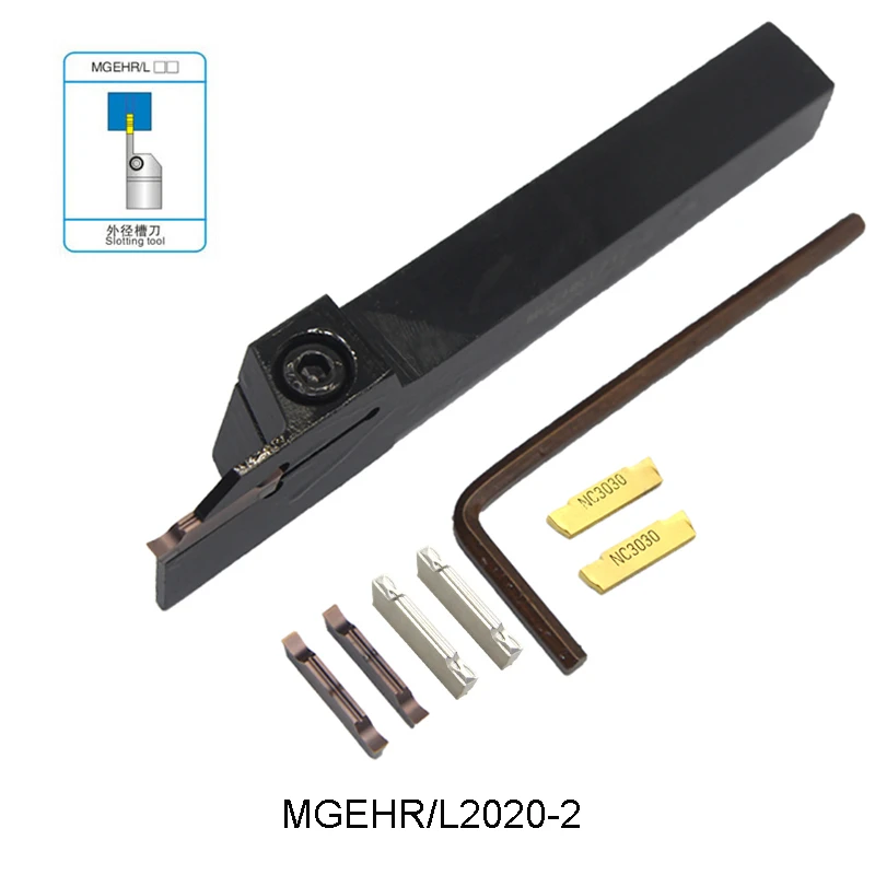 MGEHR2020-2 MGEHL2020-2 MGEHR 2020-2  grooving turning tool slotting tool for Carbide Inserts grooving Cutter MGMN 200 inserts portable vise