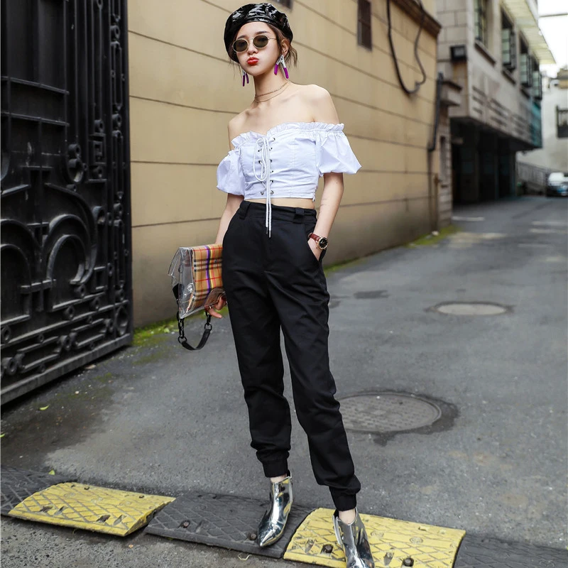 New-2018-Punk-Style-Women-Army-Green-Black-Khaki-Camo-Cargo-Trousers-Pants-Military-Army-Combat (4)