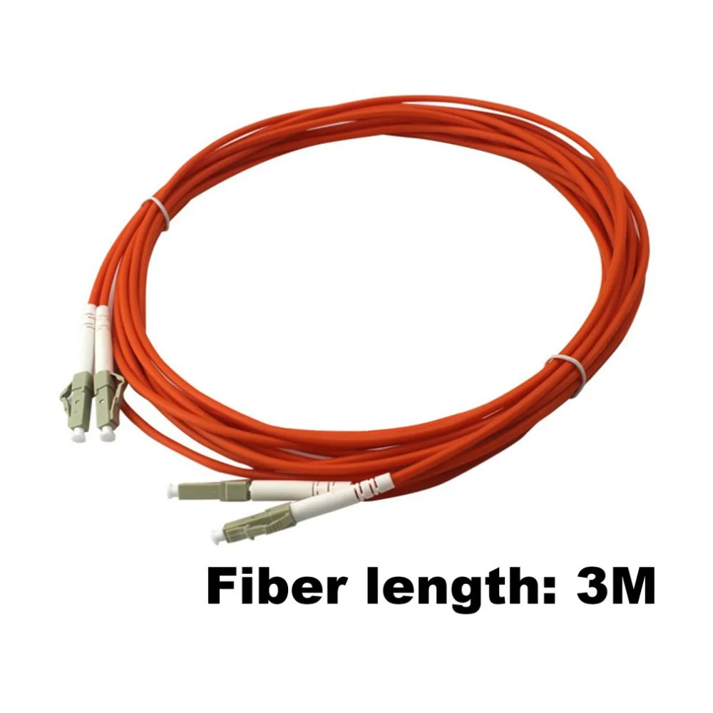 3 Meters Fiber Jumper Single Mode Double Cores Patch Cord Optical Cable Excellent Interchangeability Repeatability Quality | Инструменты
