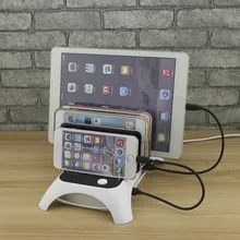 5 портов 2.4A USB Настольная зарядная док-станция дорожное быстрое зарядное устройство концентратор для IPhone смартфон планшет станция для зарядки с USB Настольная зарядная док-станция