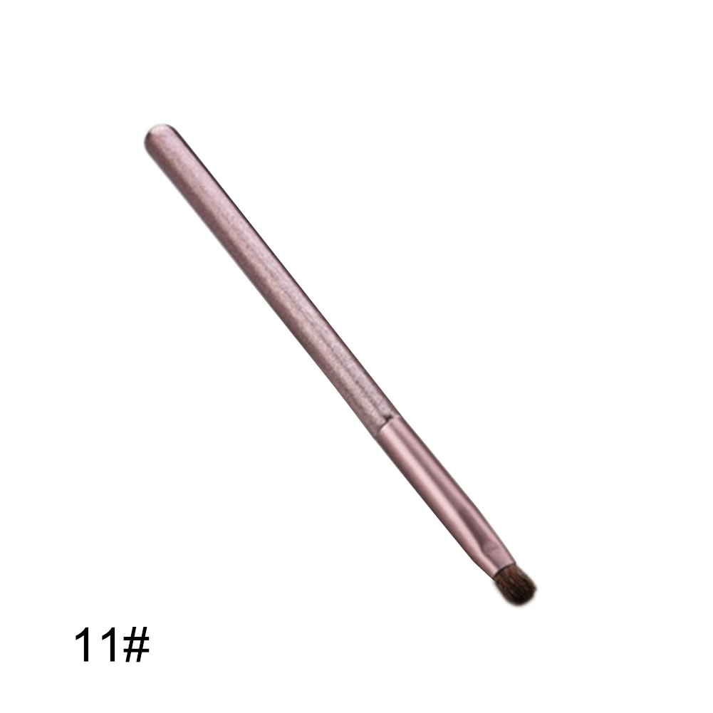 1/12 шт макияж кисти для макияжа набор кистей с деревянной ручкой кисть для пудры - Handle Color: 11
