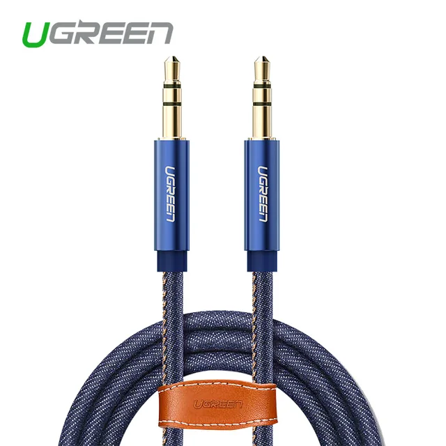 Best Offers Ugreen AV113 Denim 3.5mm Jack Audio Cable 3.5 mm Male to Male Aux Cable 2M 1M for iPhone Headphone Speaker Car Best Offers Ugreen AV113 Denim 3.5mm Jack Audio Cable 3.5 mm Male to Male Aux Cable 2M 1M for iPhone Headphone Speaker Car