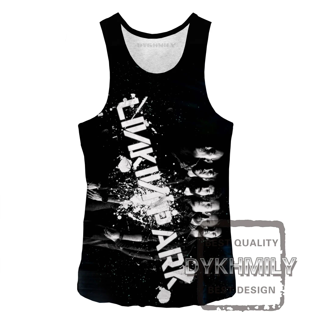 Dykhmily Linkin Park майка памяти Честер Беннингтон 3D с принтом мужские жилет Linkin Park музыка cool Tank Top