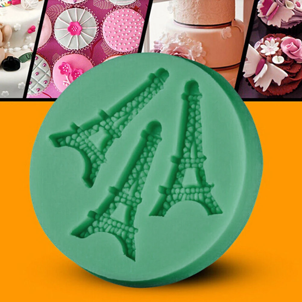 The Eiffel Tower chocolate silicone cake mold decoration die silica gel DIY Cake Decorating Tools