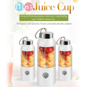 

Mini USB Electric Juicer Cup Portable Vegetable Smoothie Blender Mixer for Outdoor Travel Rechargeable Juicer Charging Cable