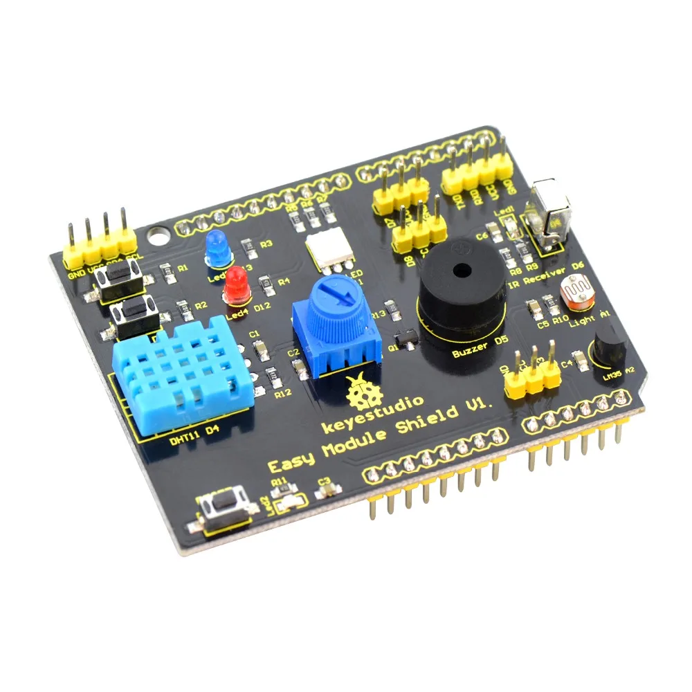 Free shipping!Keyestudio Multi-purpose Shield V1 for Arduino Starter