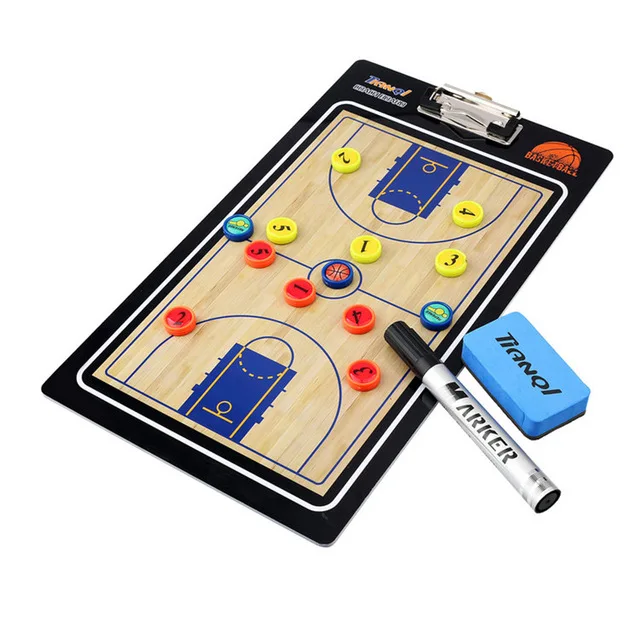 Professional Basketball Coaching Board Coaches Clipboard Dry Erase Marker Basketball Tactical