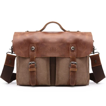 

Men Canvas Shoulder Bag Designer Handbag Messenger Bag Men Canvas Military