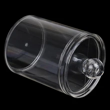 1 шт. прозрачный акриловый держатель для хранения коробка прозрачные ватные тампоны палочки косметический макияж Органайзер чехол Высокое качество