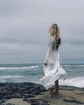 

New Sexy Womens Ladies Swimwear Bikini Cover Up Split Beach Dress Wear Swimsuit Wrap Sarong Summer Holiday Kimono Dresses