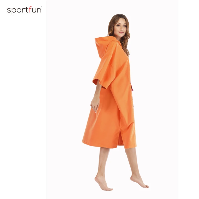 orange swim poncho (17)