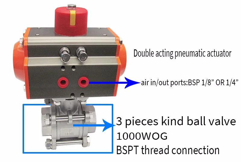 ball valve with pneumatic actuator (1)