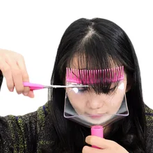 Hair Styling Tools Hair Combs Cut Bangs Stencil Bangs Tool Scissor Shape Bangs Comb Models Clipper Fringe Hair Cutting Guide