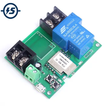 

Wifi Remote Control Relay Module 5V 30A High Power 6000W Phone APP Remote Control Timer Switch For Smart Home