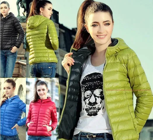 ladies short padded jacket