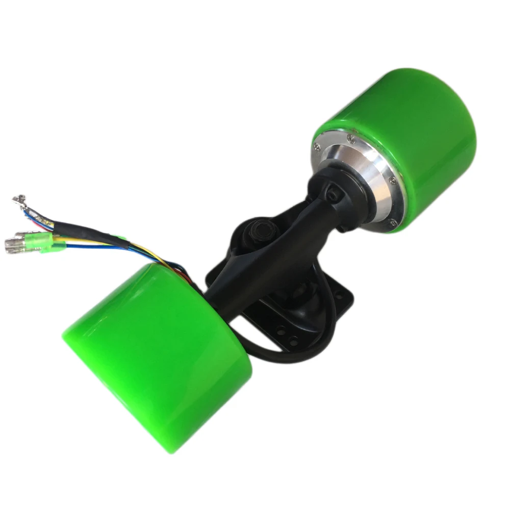 Eléctrico Longboard 72mm Hub Motor Kit de monopatín sin escobillas Motor de ruedas de camión de 6 pulgadas único Motor de aluminio brida camión - 2
