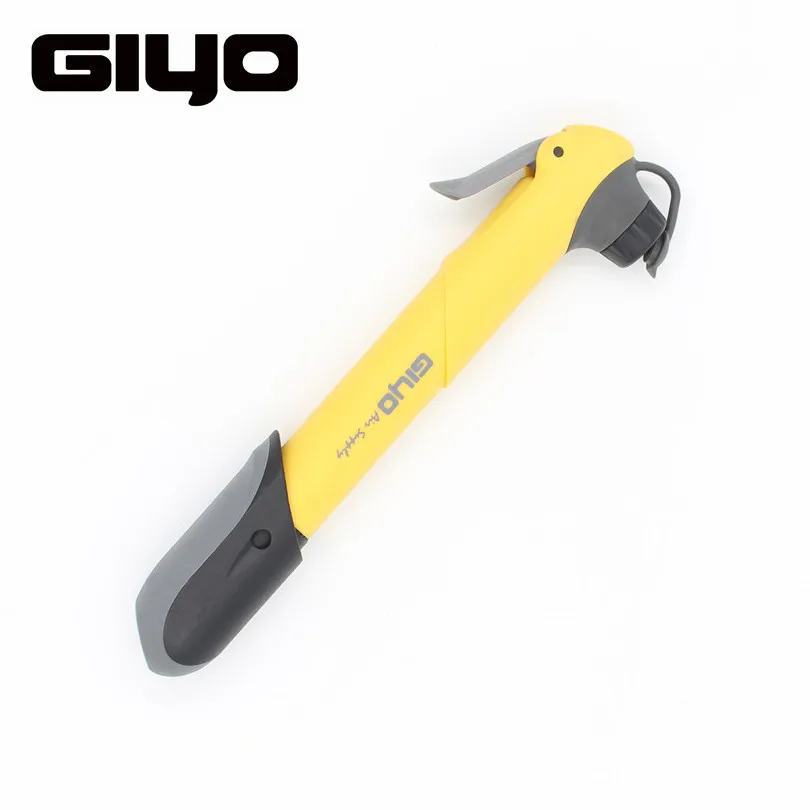 

GIYO Mini Portable Bicycle Pump Ultra-Light About 80g 18.3cm GP-04 Schrader / Presta Valve Inflator Bike Pump Cycling Equipment
