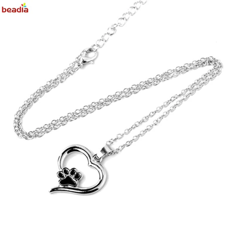 Женское колье с подвеской в форме сердца серебряного цвета|necklaces for women|pendant