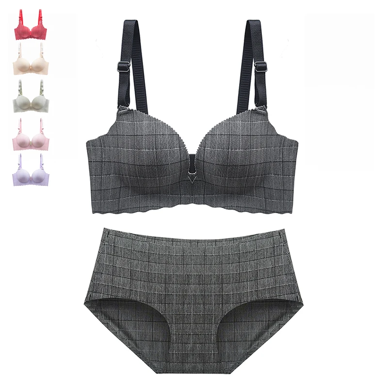 

Sexy Bras Briefs Set For Women Seamless Bra Set Push Up Lingerie Bralette Brassiere Female Underwear Spring Summer Intimates #D