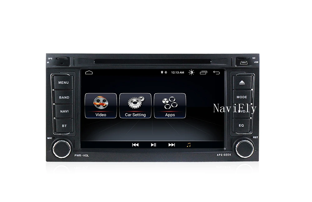 Excellent NaviFly Android 8.1 car dvd radio gps multimedia player for Volkswagen Transporter T5/Multivan 2002-2010 7 inch 2 din WIFI BT 5