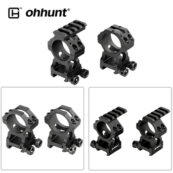 

ohhunt Tactical Rock-Solid 25.4mm 30mm Scope Picatinny Rings Hunting Riflescopes Mounts With Top Rail For AK 47 AR15