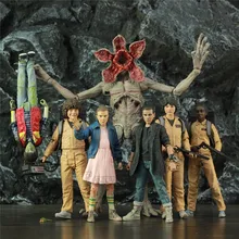 Stranger Things Punk Eleven WILL MIKE DUSTIN LUCAS Demogorgon 7 Scale Action Figure Original Mcfarlane Toys TV Doll Collectible elsadou stranger things vinyl action figure and keychain