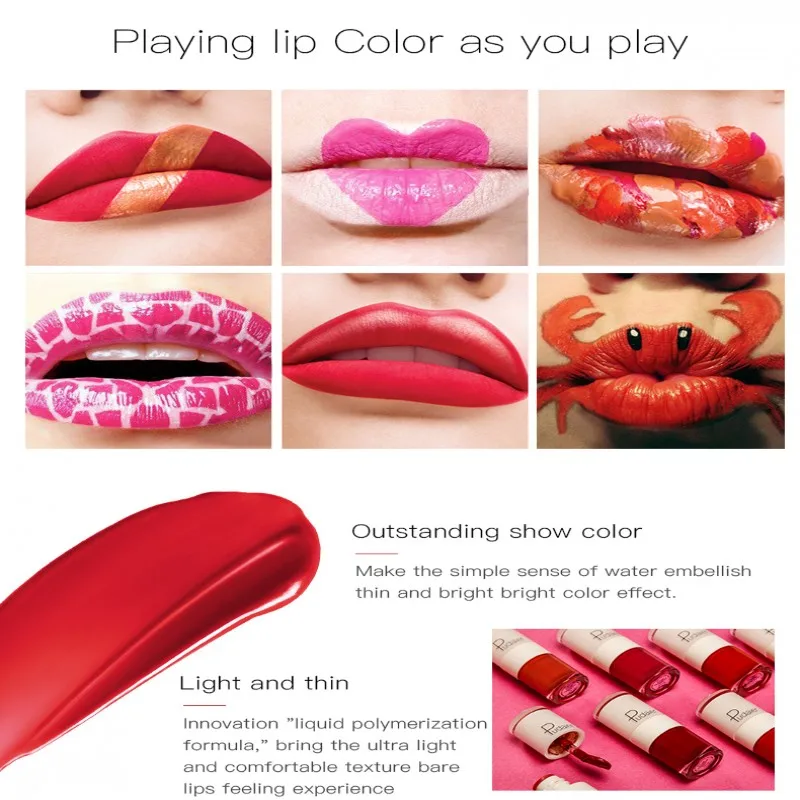 New Liquid Matte Lipstick Waterproof Red Lip Makeup Tattoo Long Lasting Lip Tint Matte Plumper Gloss Rouge Make up Tools