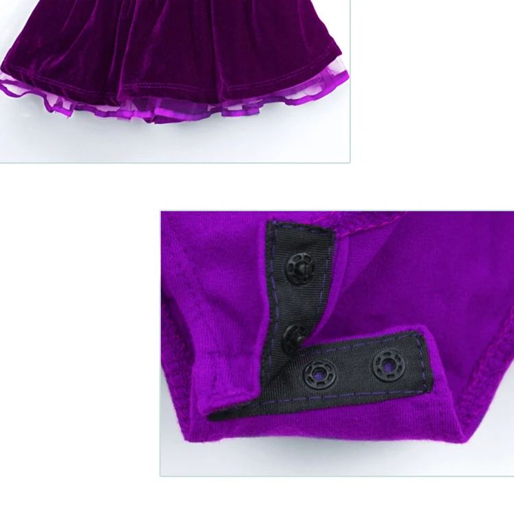 Kids Long Sleeve Ballet Dance Dress (3)